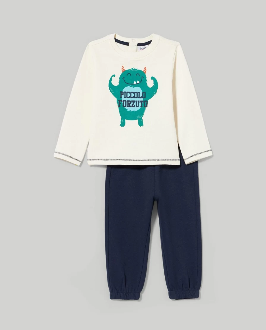 "Blukids Pure Cotton Newborn Jogging Set – Soft & Comfortable Baby Outfit"