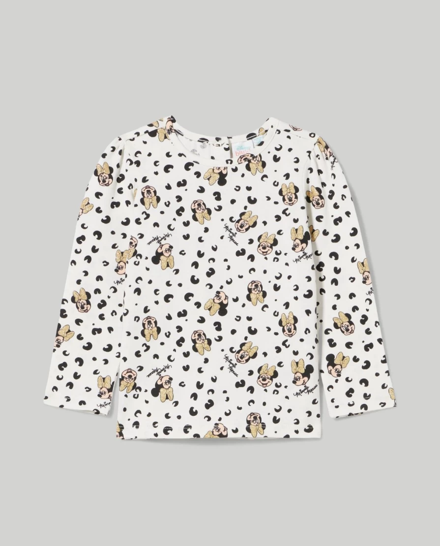 Blukids Disney Christmas Printed T-Shirt for Newborn Baby Girls