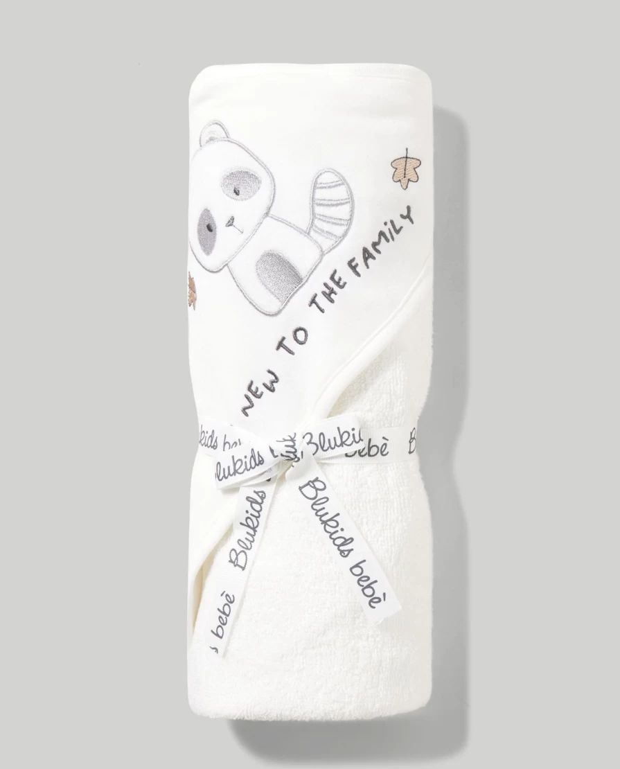 Blukids 100% Pure Cotton Terry Towel for Babies - Soft & Absorbent Newborn Towel