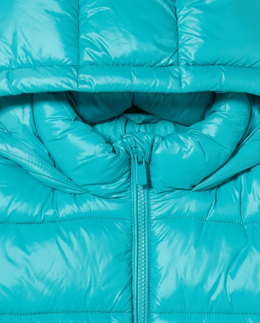 Blukids Girls' Recycled Repreve Padded Down Jacket - Eco-Friendly Kids Winter Coat