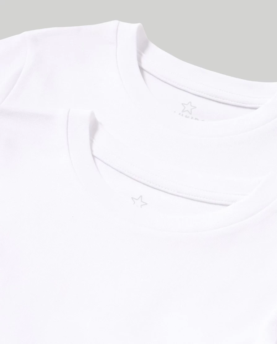 "Blukids Pack of 2 Soft Cotton Boys T-Shirts – Comfortable Kids Tees for Children"