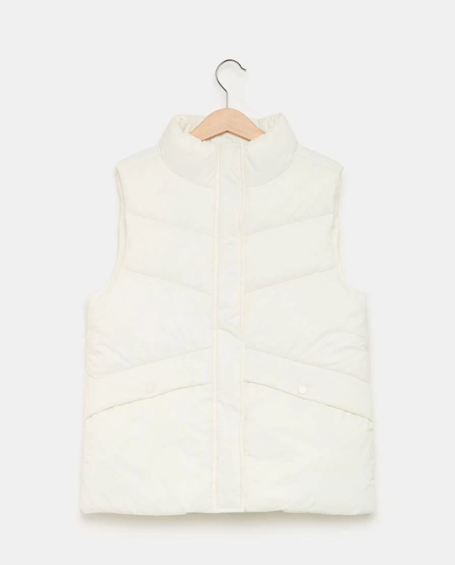 Blukids Youth Recycled Repreve Sleeveless Padded Jacket - Eco-Friendly Wadding