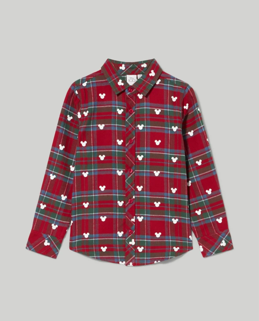 Blukids Boys' Pure Cotton Flannel Shirt - Soft & Comfortable Children's Top