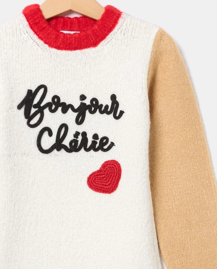 Blukids Bonjour Cherie Girls Dress for Children - Cute & Comfortable Kids Outfit