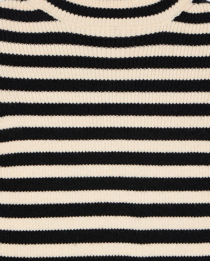 Blukids Youth Striped Turtleneck Sweater for Girls