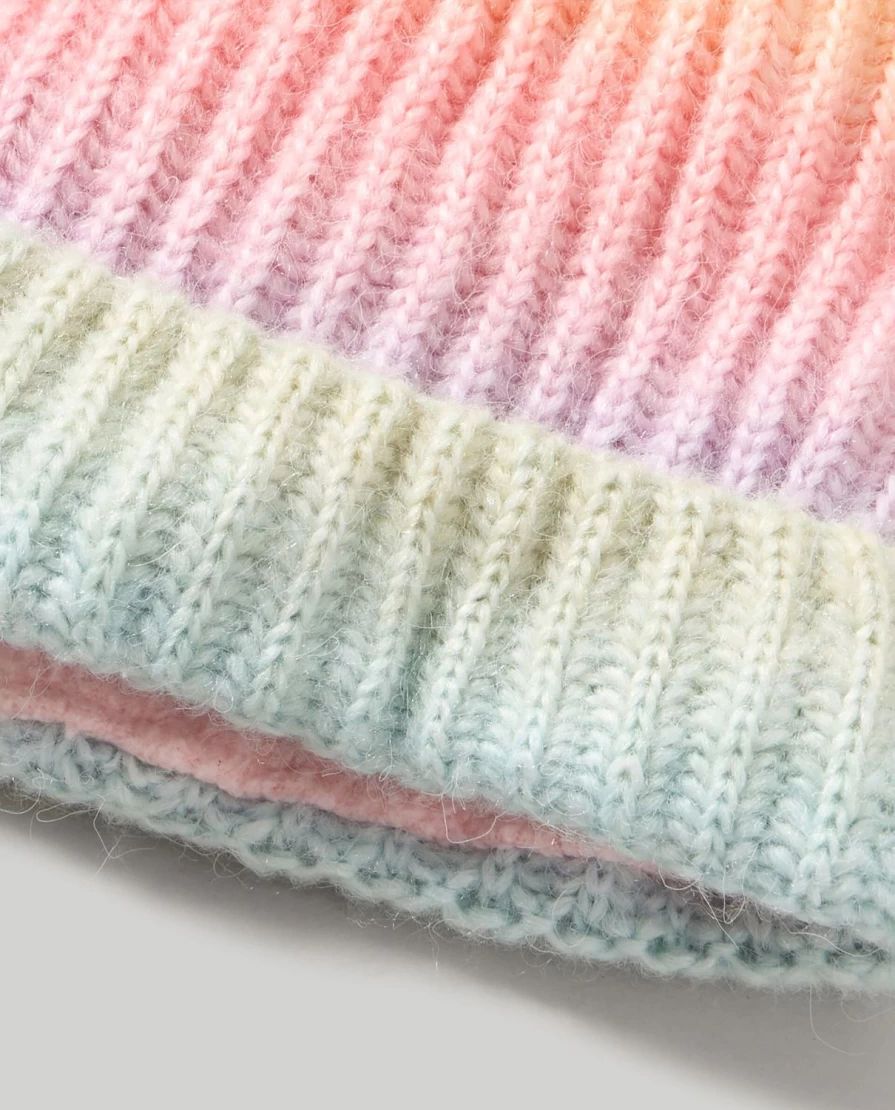 "Blukids Children's Wool Blend Tricot Hat with Shaded Effect - Warm & Stylish Winter Beanie"