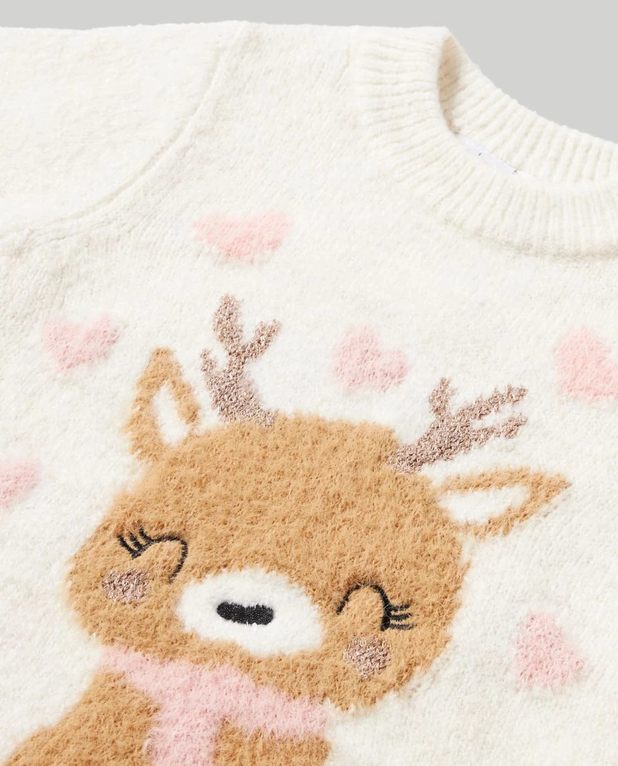 "Blukids Newborn Baby Tricot Jacquard Knit Outfit – Premium Soft Fabric"