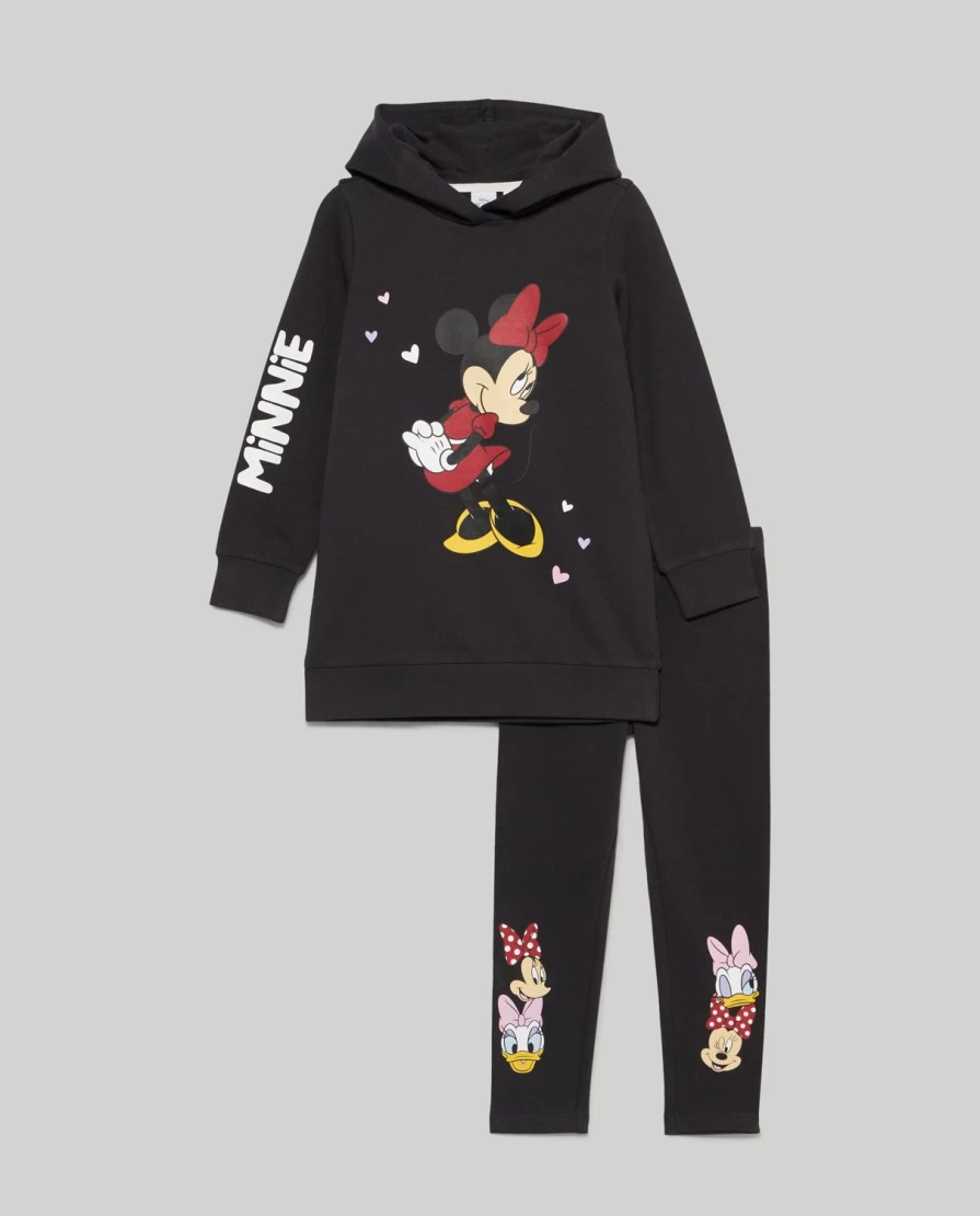 Blukids Girls' Disney Fleece Jogging Set - Soft Brushed Comfort for Kids