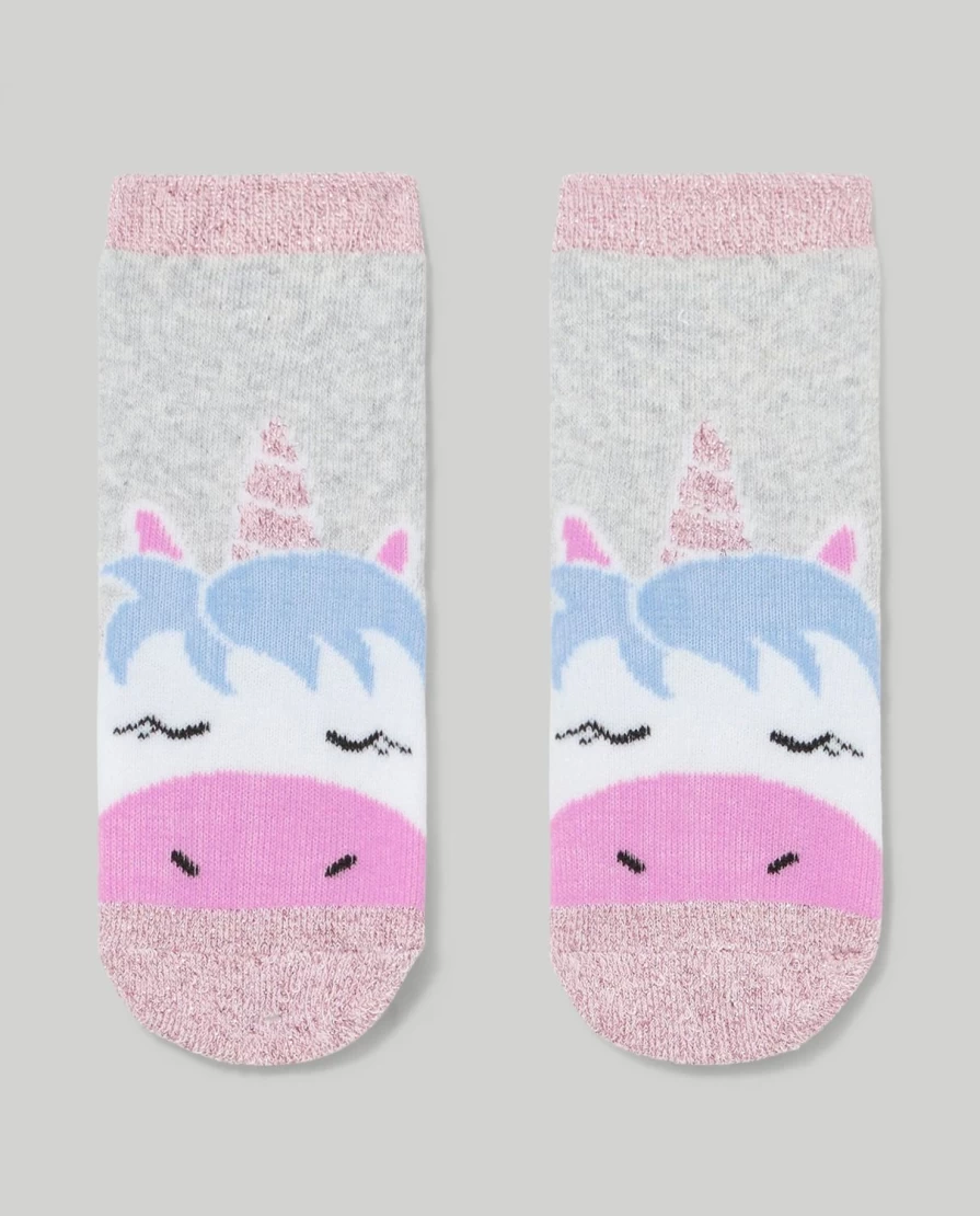 Blukids Non-Slip Baby Socks for Newborns - Soft & Grippy Anti-Skid First Walkers (0-12 Months)