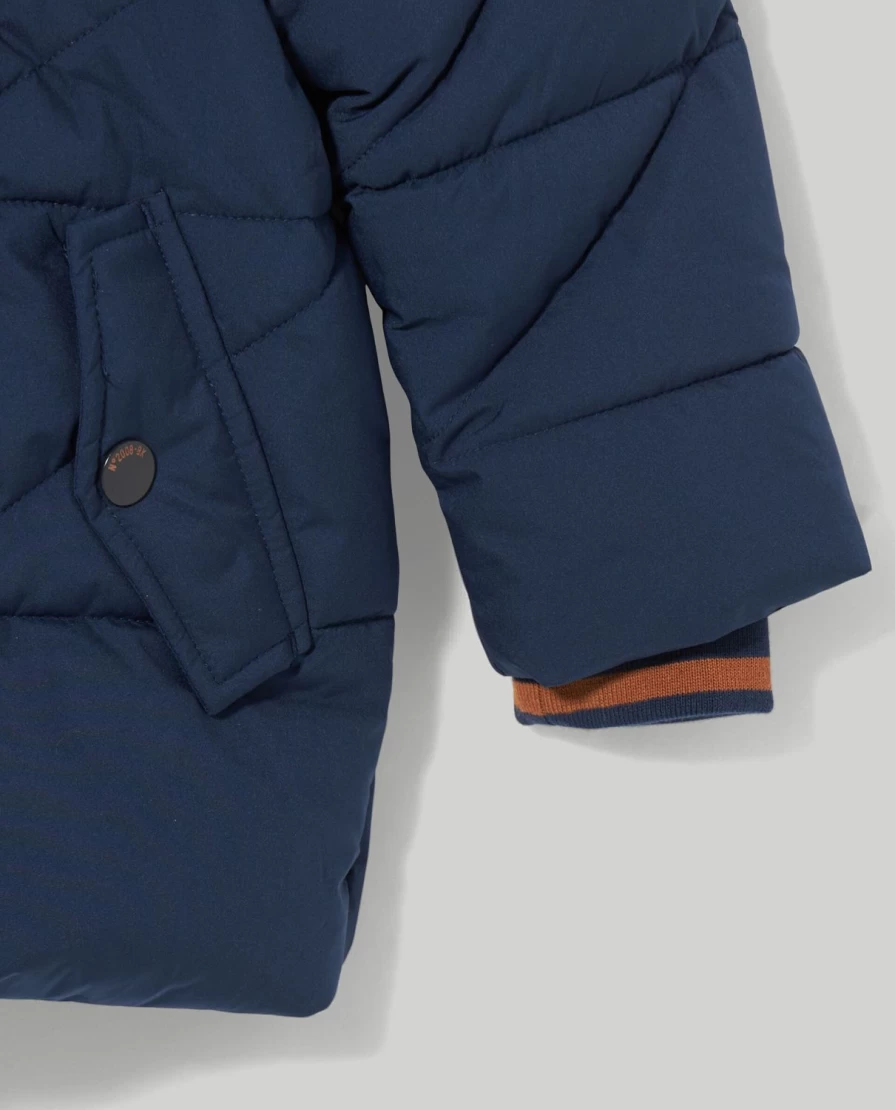 Blukids Boys' Hooded Padded Jacket - Warm Winter Coat for Children