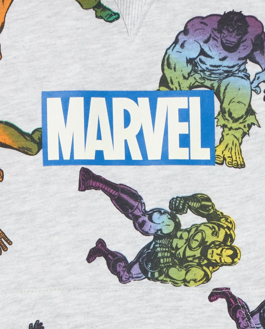 Blukids Marvel Superhero Hoodie for Kids - Boys' Graphic Pullover Sweatshirt