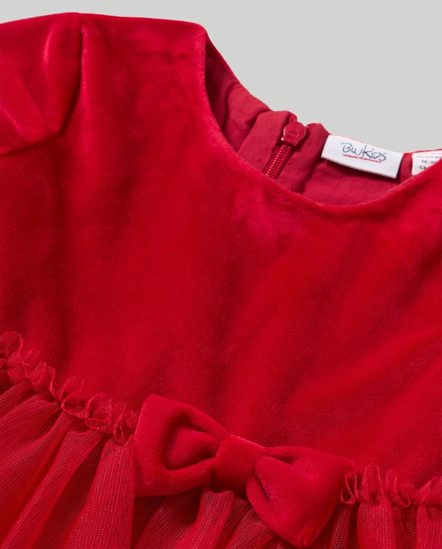 Blukids Newborn Baby Girl Tulle Dress for Special Occasions