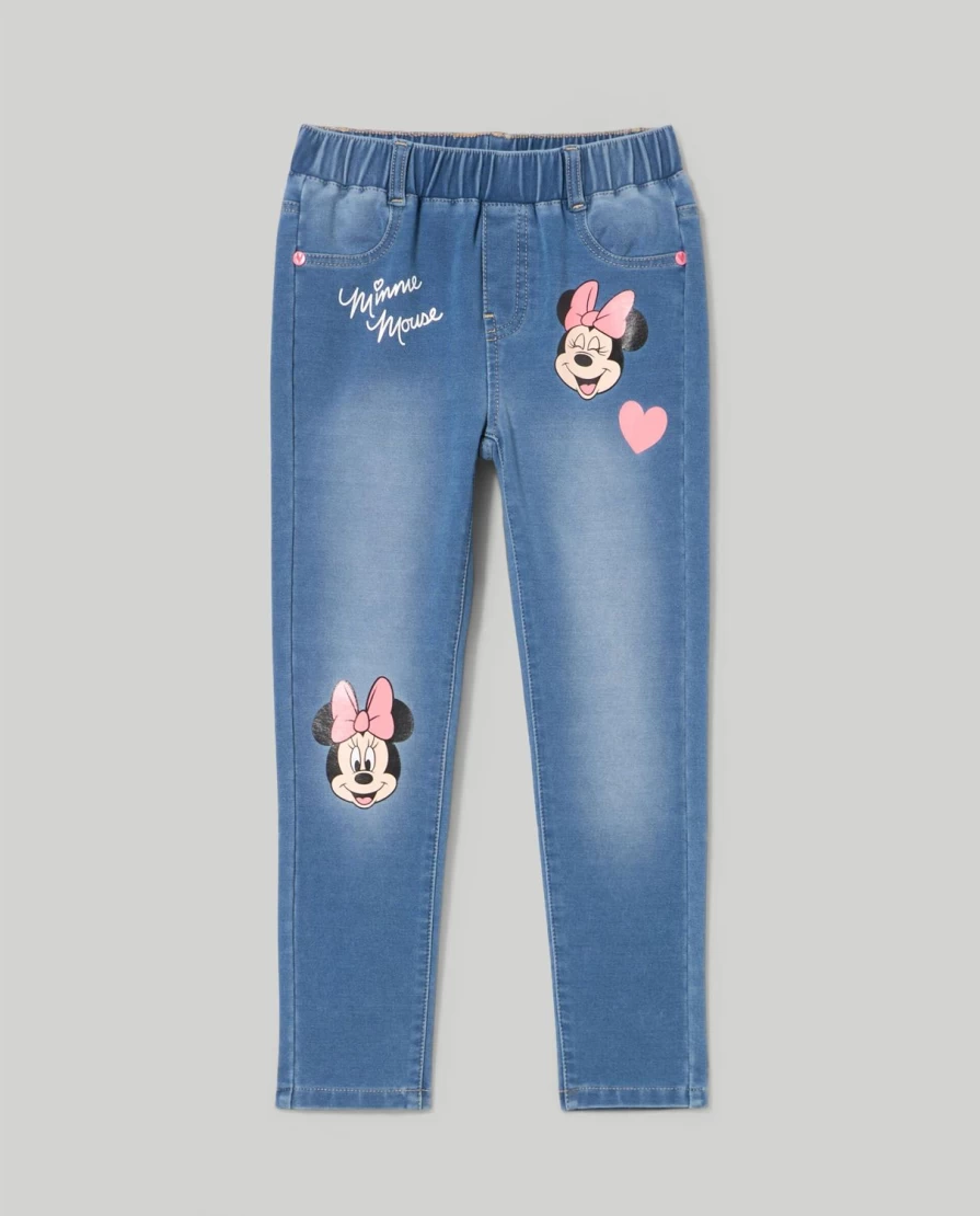 Blukids Disney Print Denim Sweatshirt for Kids - Cozy & Stylish Children's Pullover