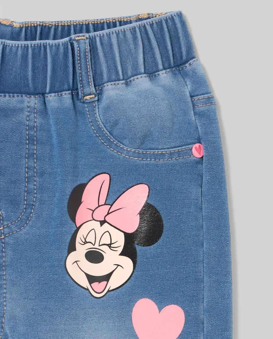Blukids Disney Print Denim Sweatshirt for Kids - Cozy & Stylish Children's Pullover