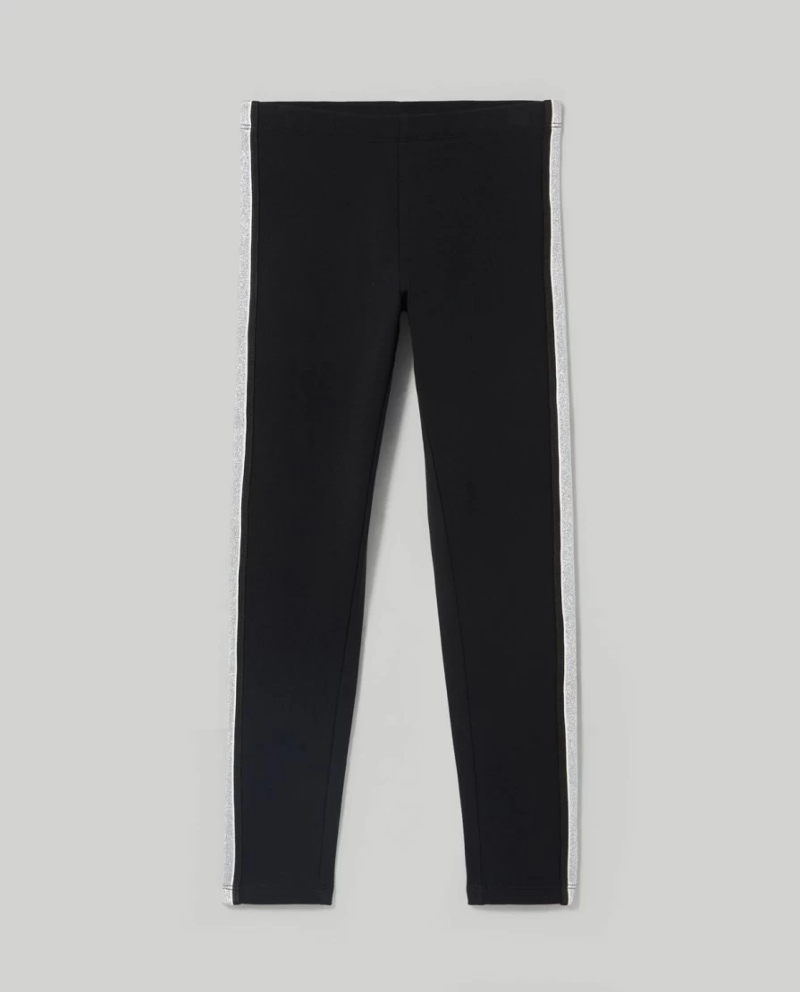 Blukids Youth Girls' Stretch Cotton Fleece Leggings - Soft Warm Winter Pants for Kids