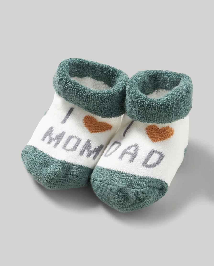 Blukids Baby Mercerized Cotton Socks - Soft & Breathable for Newborns & Infants