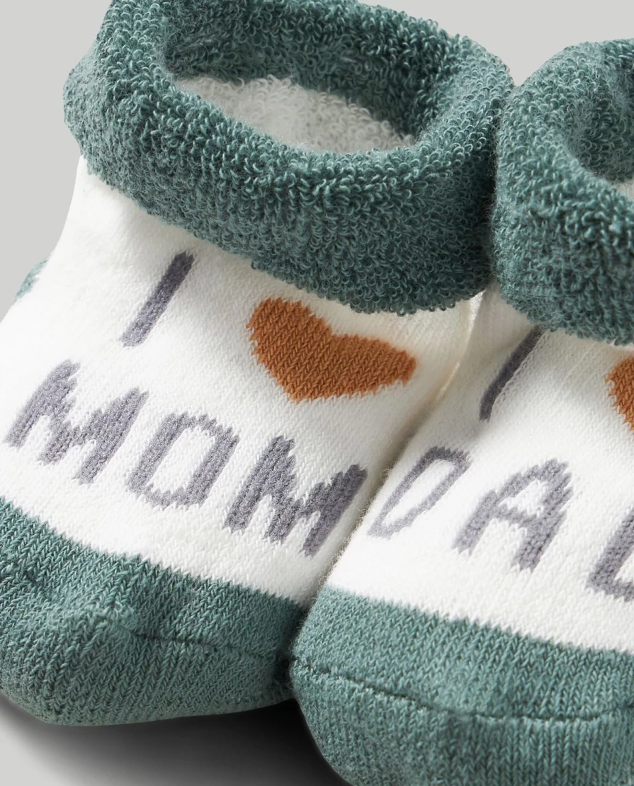 Blukids Baby Mercerized Cotton Socks - Soft & Breathable for Newborns & Infants