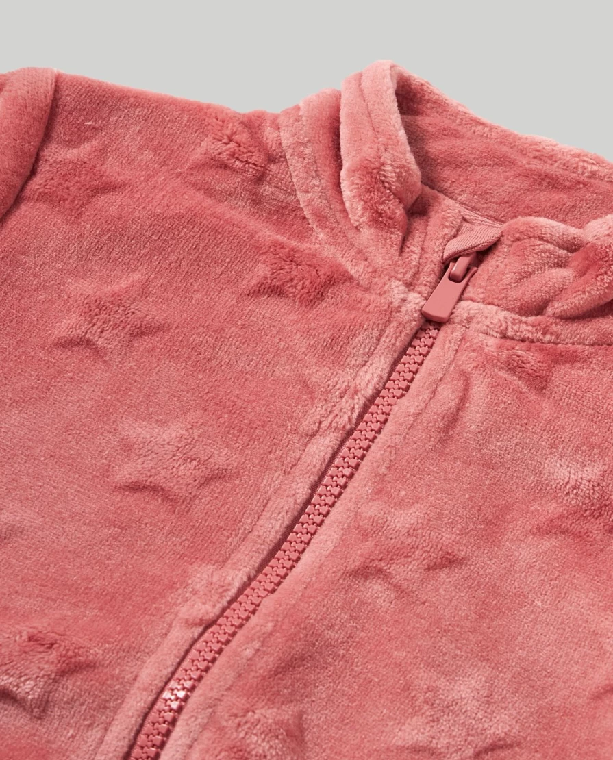 Blukids Newborn Baby Fleece Zip-Up Sweatshirt - Cozy Full-Zip Hoodie for Infants