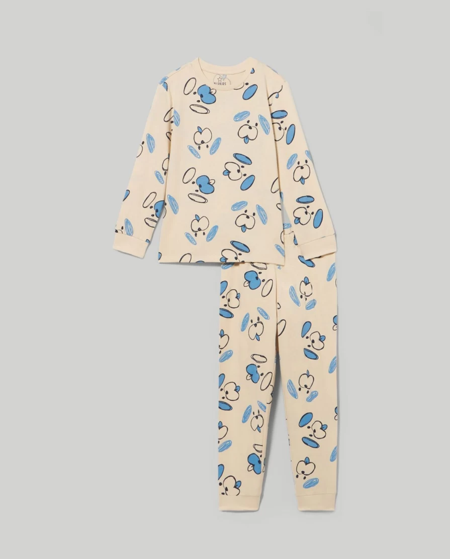 Blukids 100% Cotton Kids Pajama Set - Soft & Comfortable Children's Sleepwear