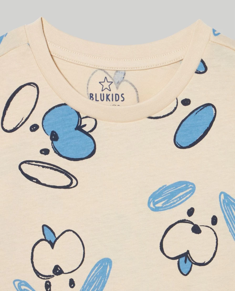 Blukids 100% Cotton Kids Pajama Set - Soft & Comfortable Children's Sleepwear
