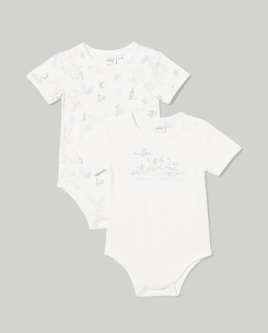 2-Pack Blukids 100% Cotton Soft Baby Bodysuits for Newborns – Unisex Infant Onesies