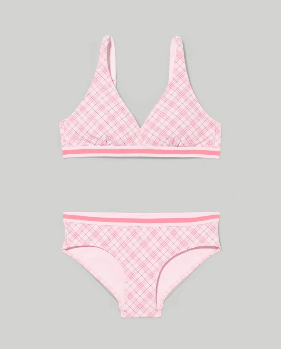 Blukids Youth Girls Cotton Underwear Set - Soft Comfortable Breathable Panties for Kids