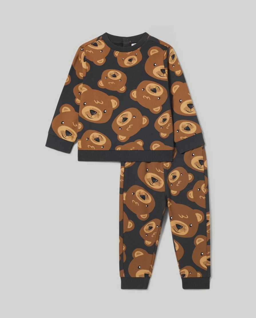 Blukids Newborn Pure Cotton Jogging Set - Soft & Comfortable Baby Outfit