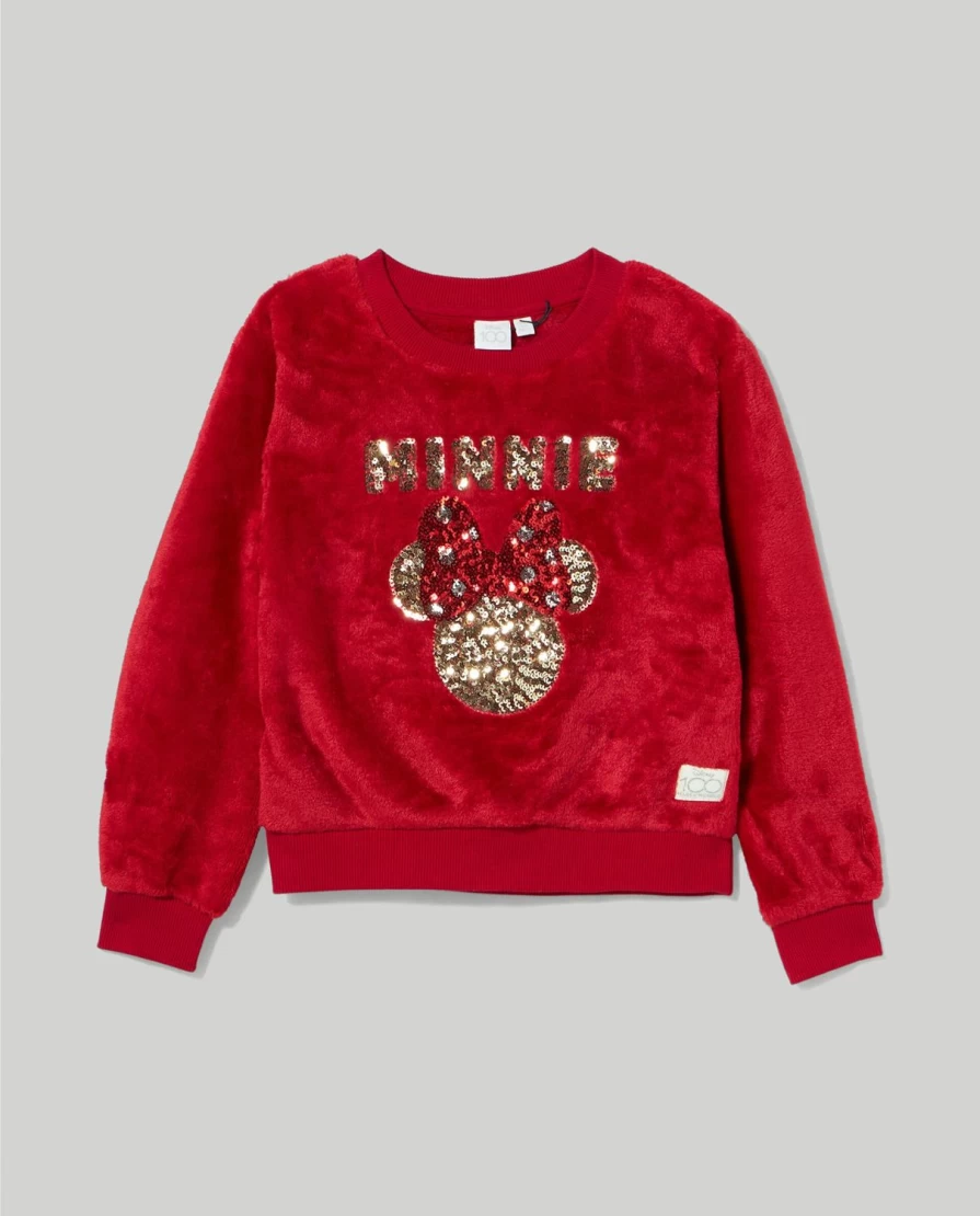 Blukids Girls' Fleece Crewneck Sweater for Children - Soft & Warm Winter Pullover