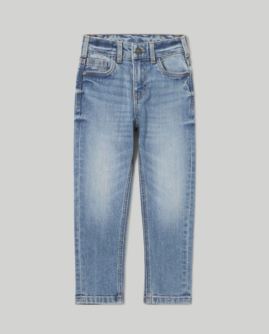 Blukids Boys' Stretch Denim Pants - Comfortable Kids Jeans for Active Children