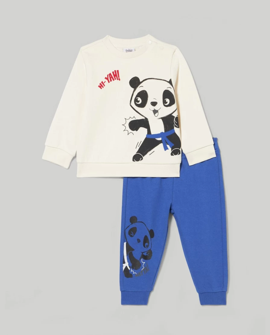 Blukids Newborn Pure Cotton Jogging Set - Soft & Comfortable Baby Outfit