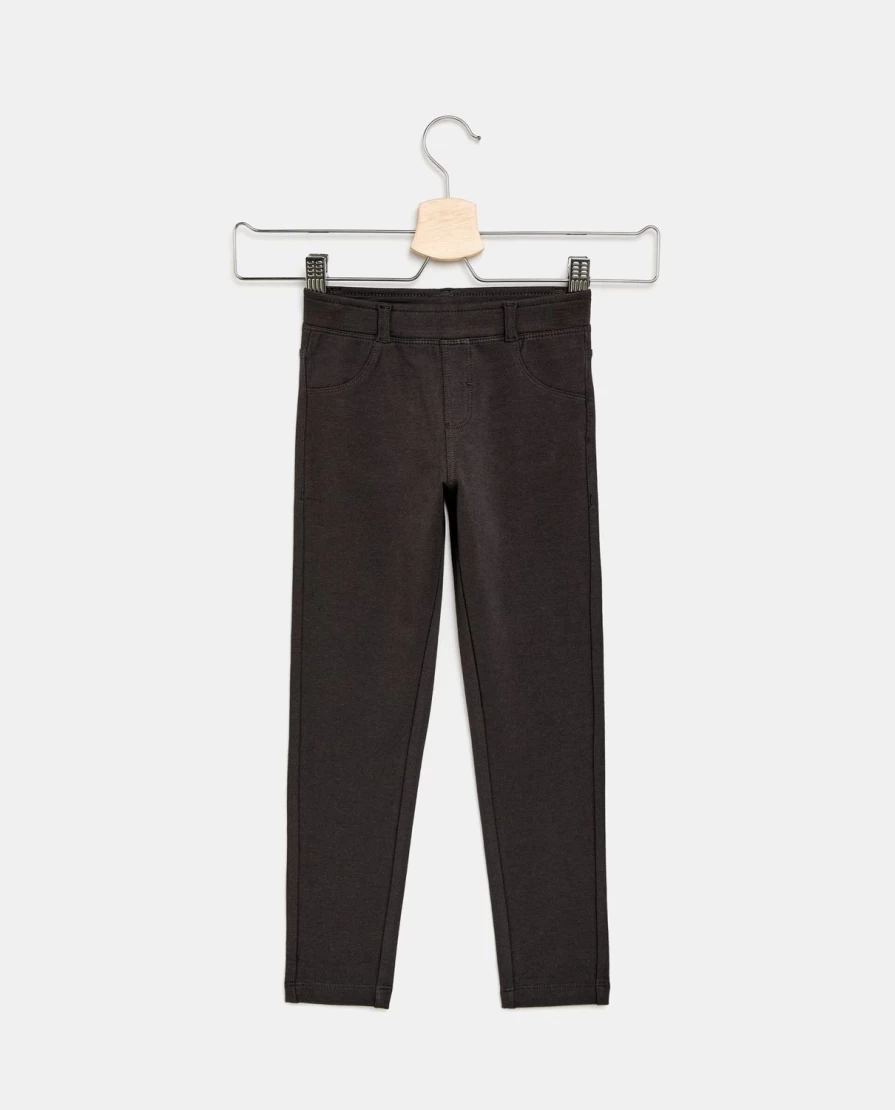 "Blukids Girls' Stretch Cotton Sweatshirt & Treggings Set | Comfortable Kids Outfit"