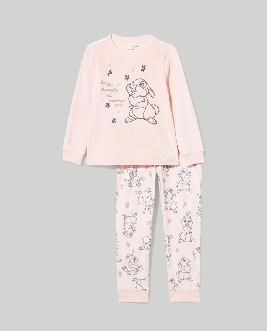 Blukids Girls Chenille Pajamas - Soft & Cozy Kids Sleepwear for Children