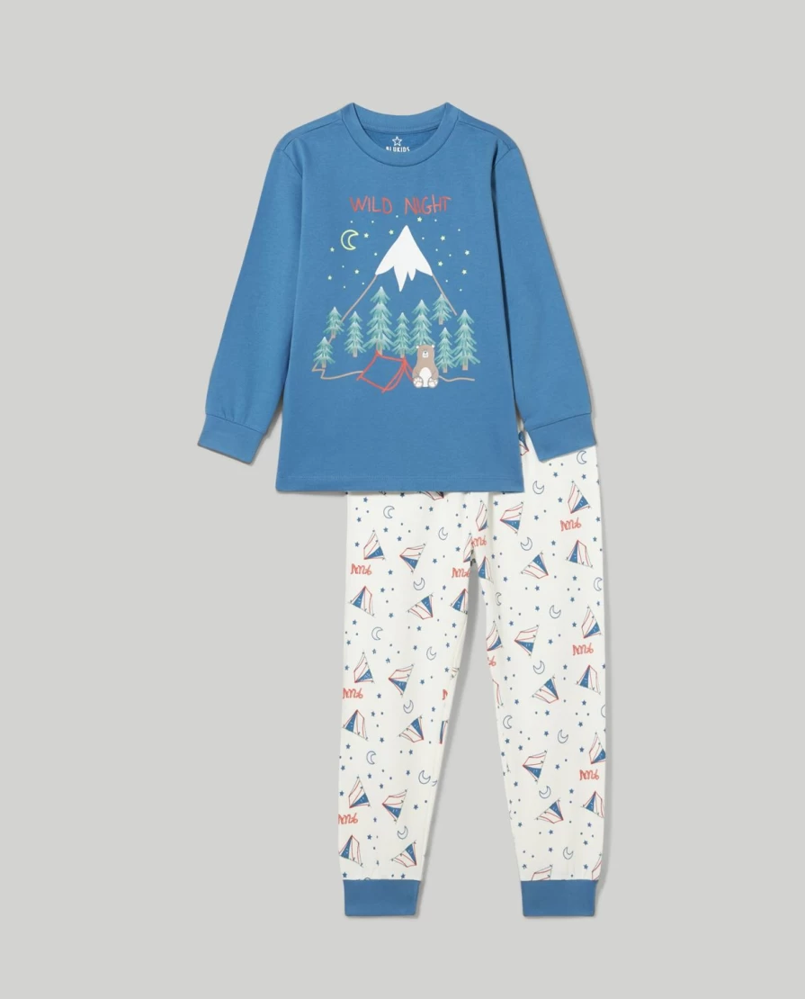 "Blukids Glow in The Dark Long Pajamas for Children"