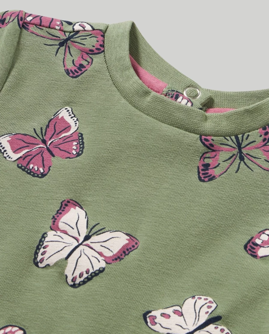 Blukids Newborn Baby Girl's Soft Stretch Jersey T-Shirt