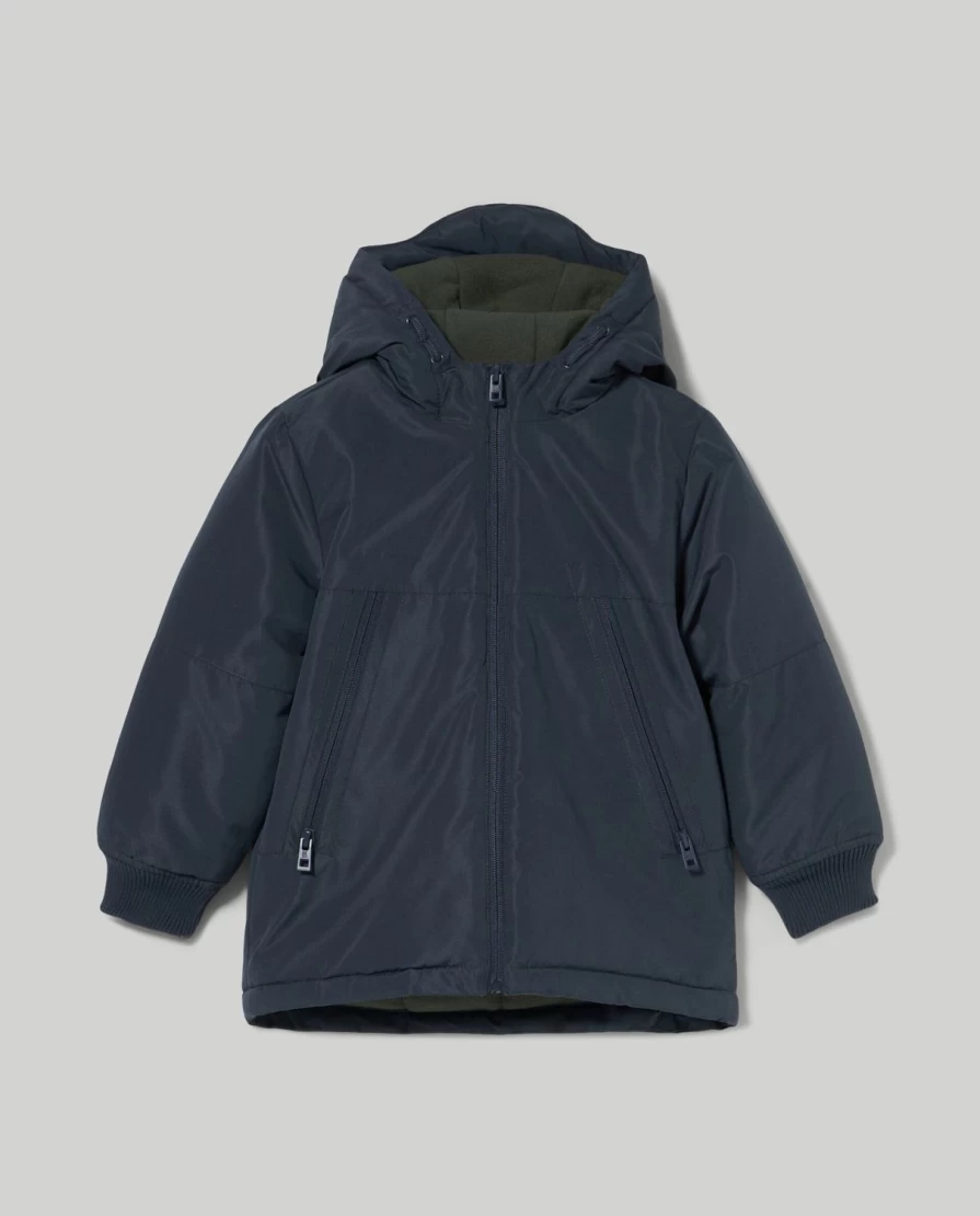 Blukids Kids Hooded Jacket with Soft Microfleece Lining for Warmth and Comfort