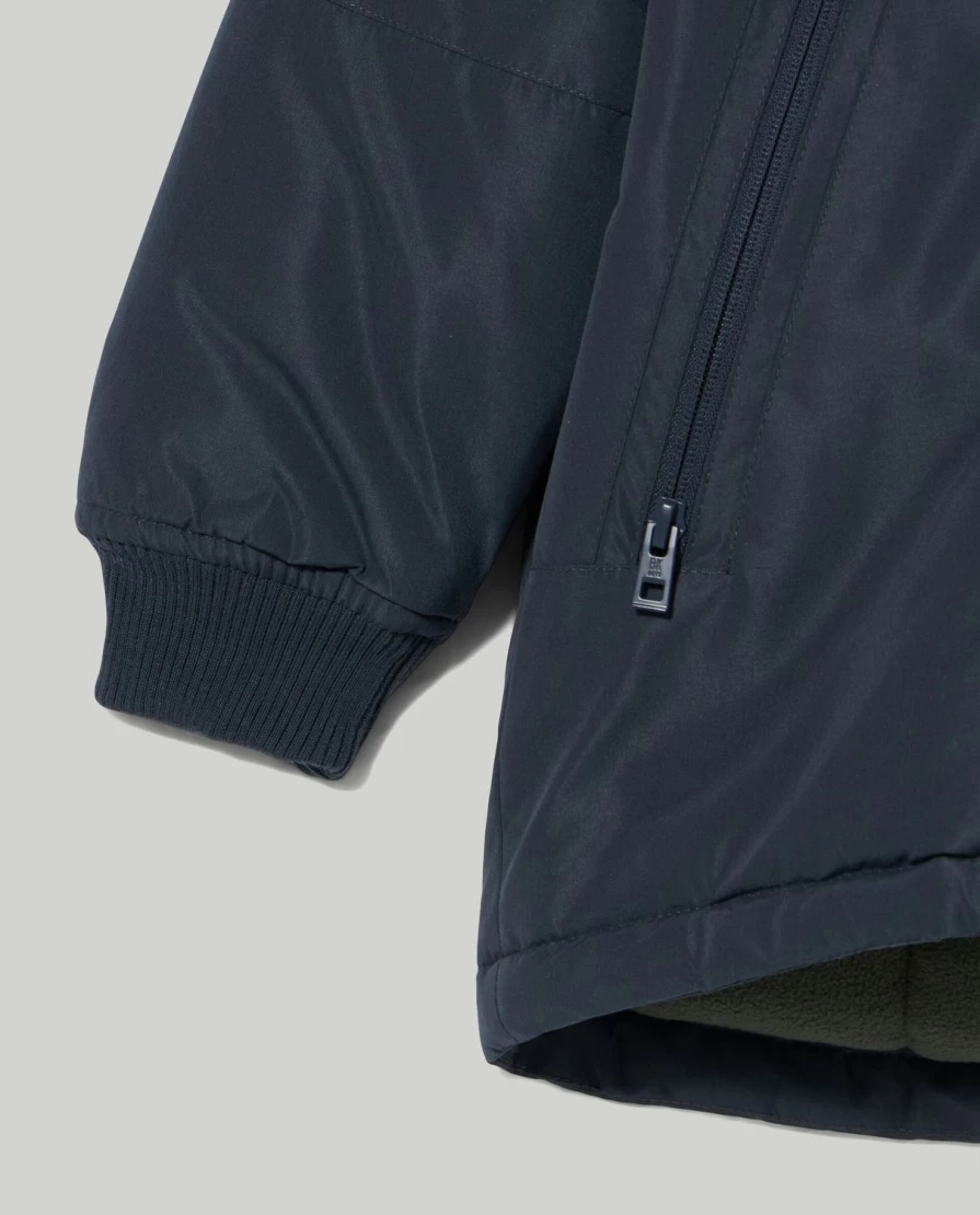 Blukids Kids Hooded Jacket with Soft Microfleece Lining for Warmth and Comfort