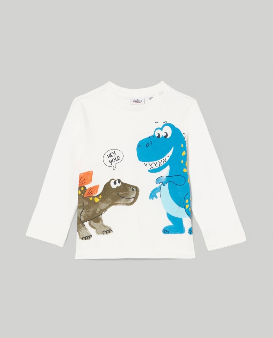 Blukids Newborn Baby Cotton T-Shirt with Cute Print - Soft & Comfortable Infant Tee
