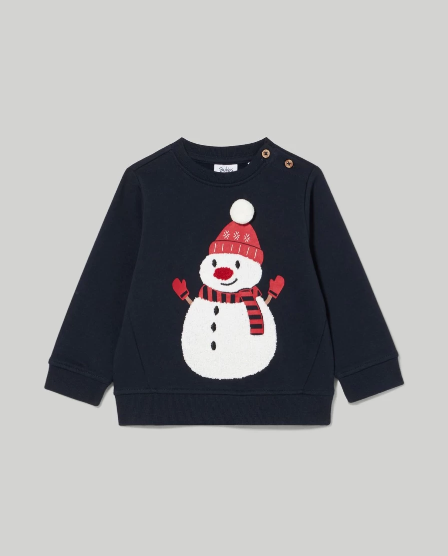 Blukids Newborn Baby Cotton Sweatshirt with Cute Print - Soft & Comfortable