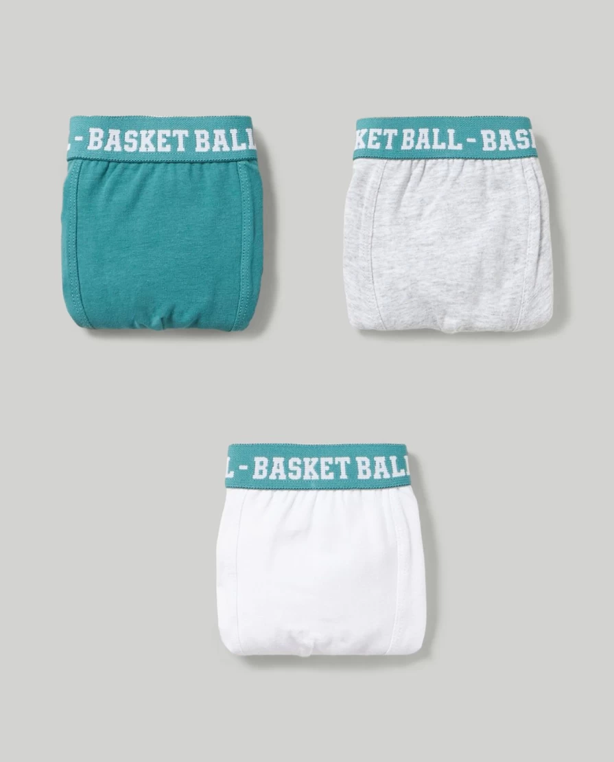 "Blukids Youth 3-Pack Elastic Waist Boys Boxer Shorts"