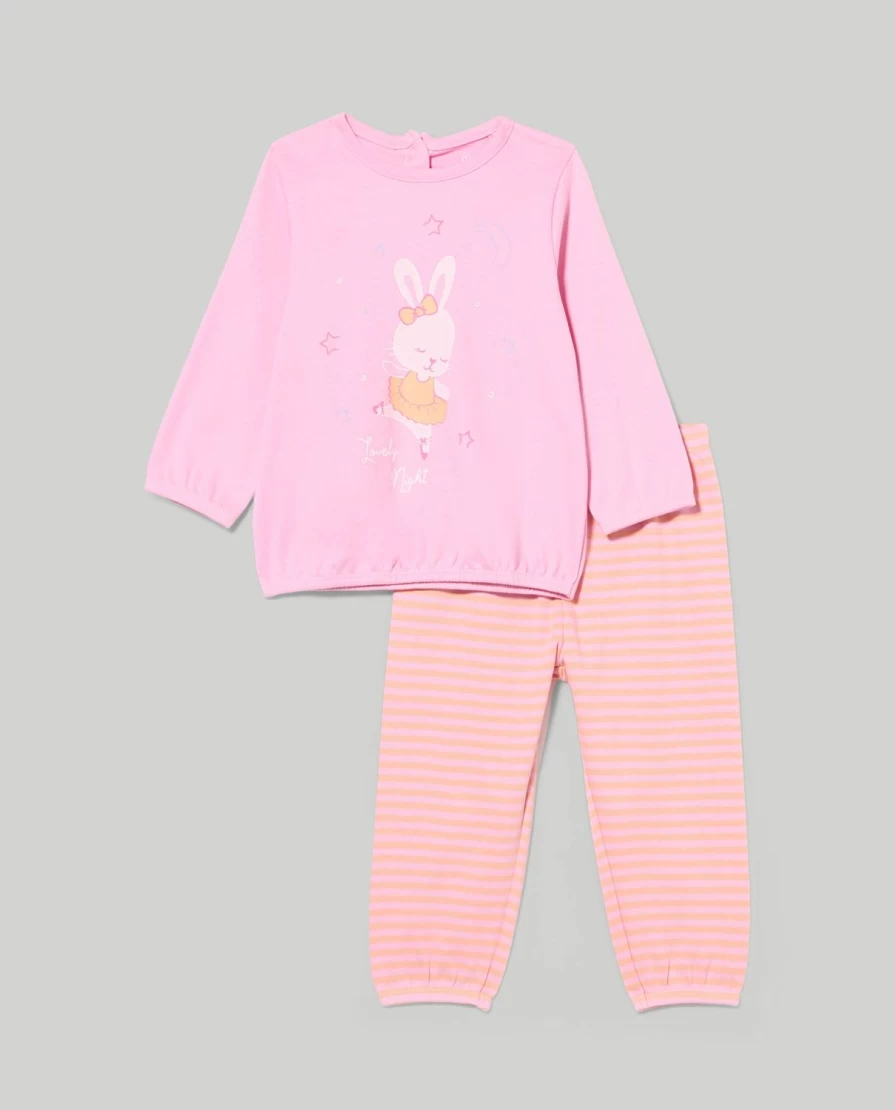 Blukids Newborn Baby Girls Long Pajamas - 100% Pure Cotton Soft Sleepwear