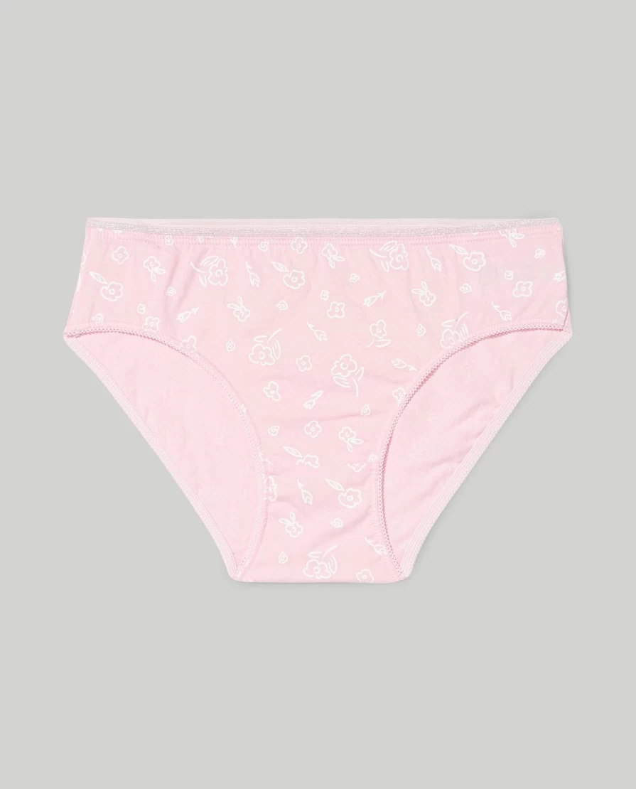 "Blukids Youth Girls' Briefs Pack of 7 - Comfortable Elastic Waist Underwear"