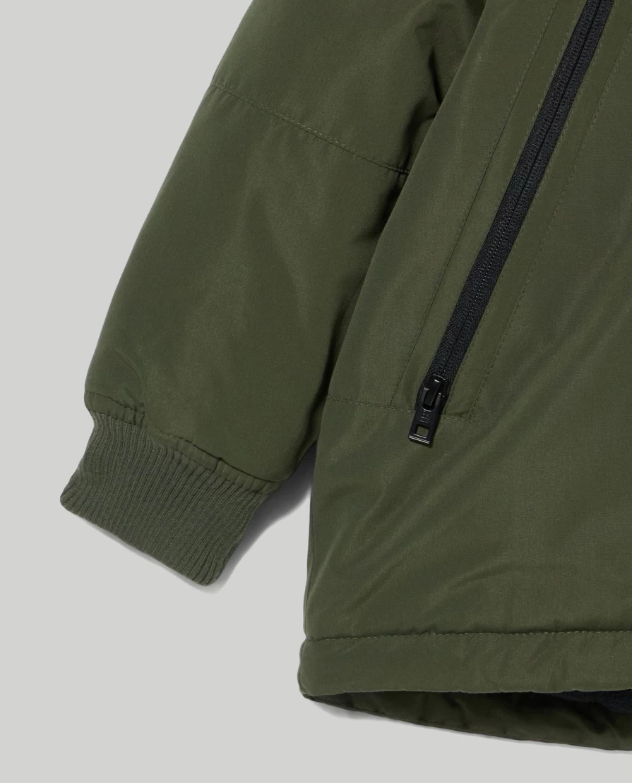 Blukids Kids Hooded Jacket with Soft Microfleece Lining for Warmth and Comfort