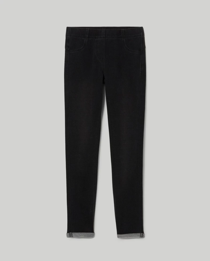 "Blukids Youth Girls' Denim Treggings - Stretch Comfort Jeans for Active Kids"
