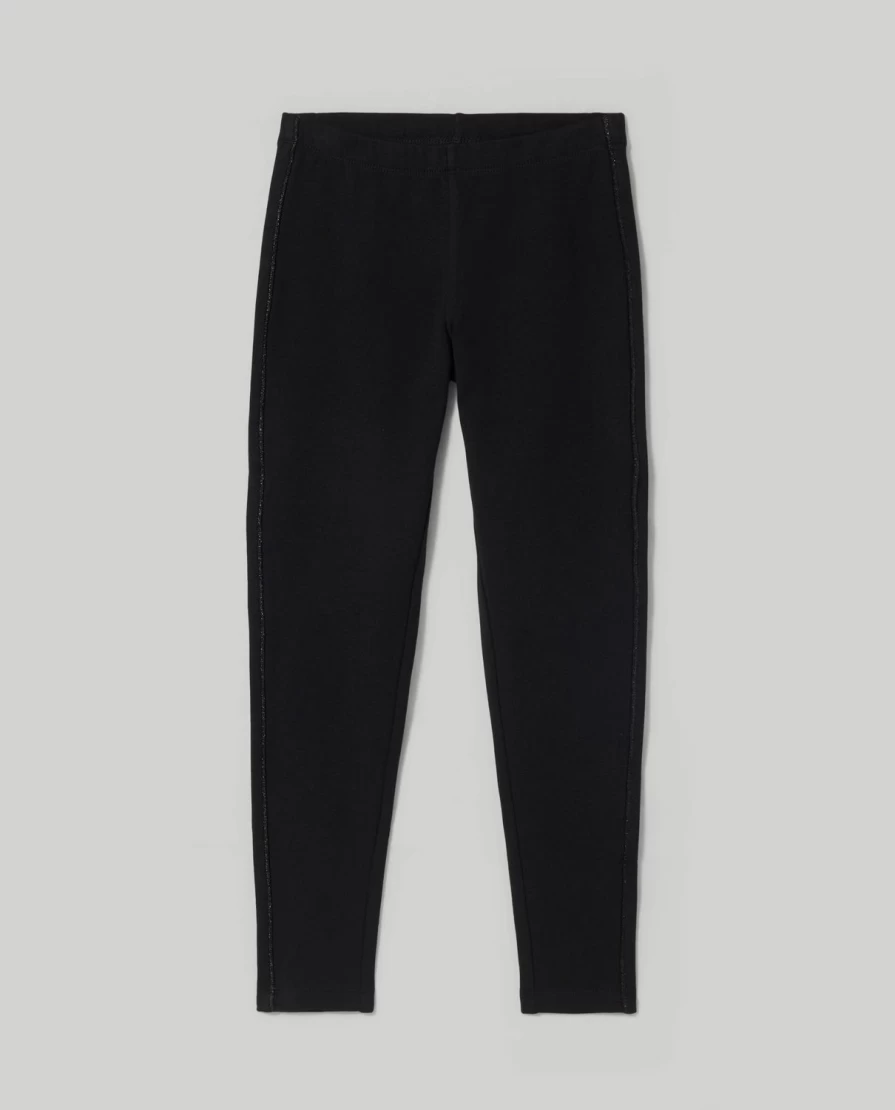 Blukids Youth Girls' Brushed Fleece Leggings - Soft Warm Winter Pants for Kids