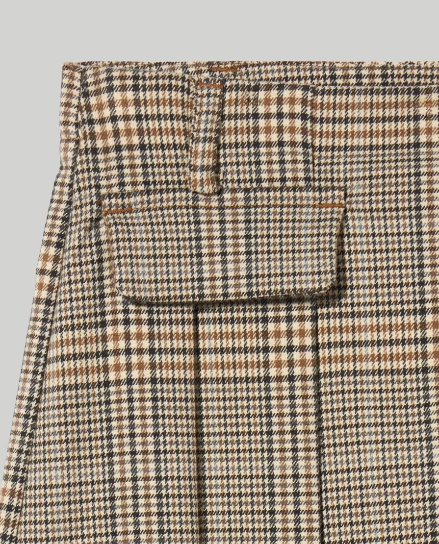 "Blukids Girls' Checked Shorts – Stylish & Comfortable Children's Clothing"