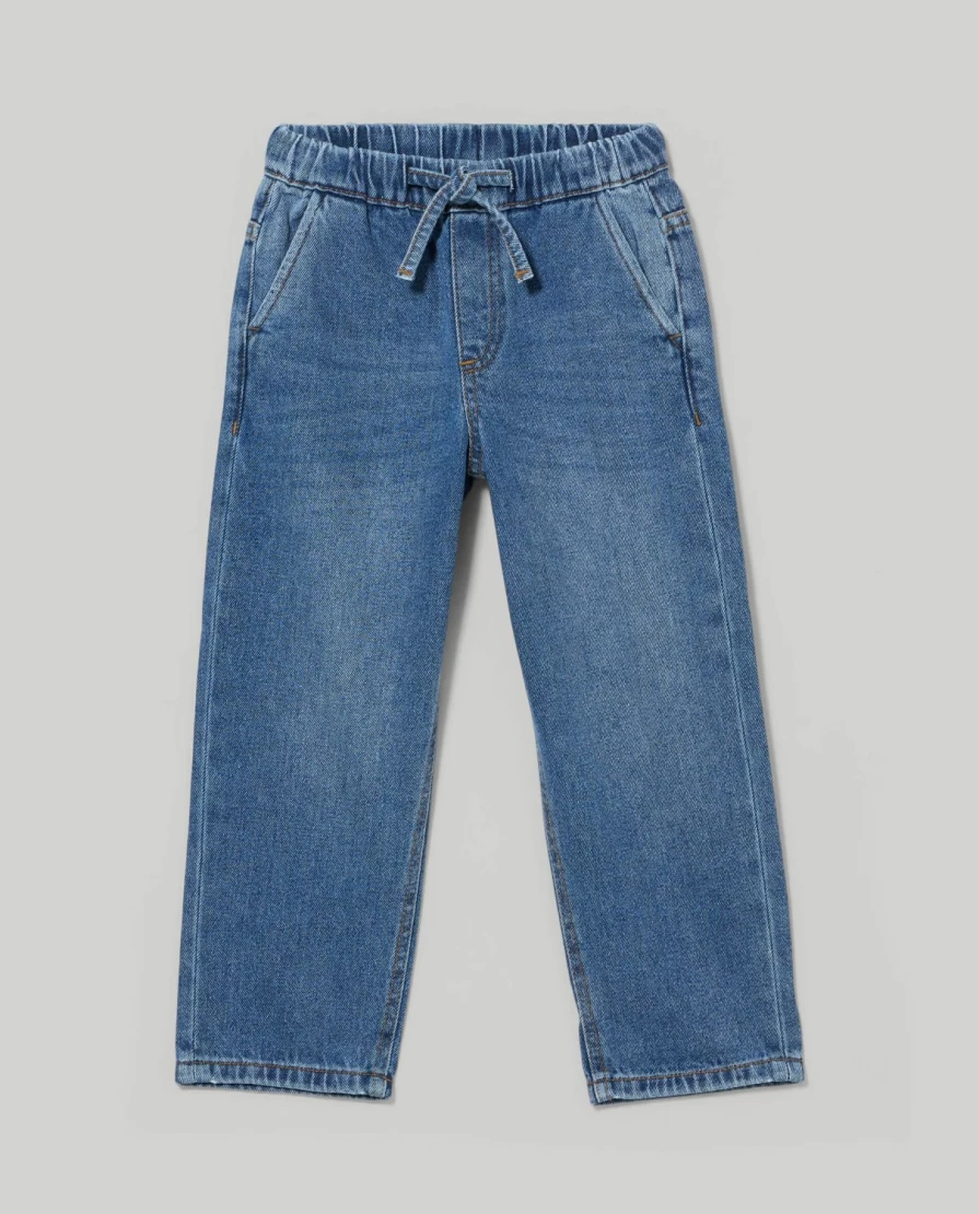 Blukids Boys' Denim Jogger Pants for Children - Comfortable Stylish Casual Wear