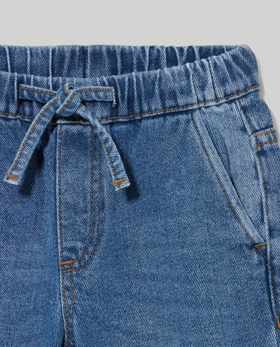 Blukids Boys' Denim Jogger Pants for Children - Comfortable Stylish Casual Wear