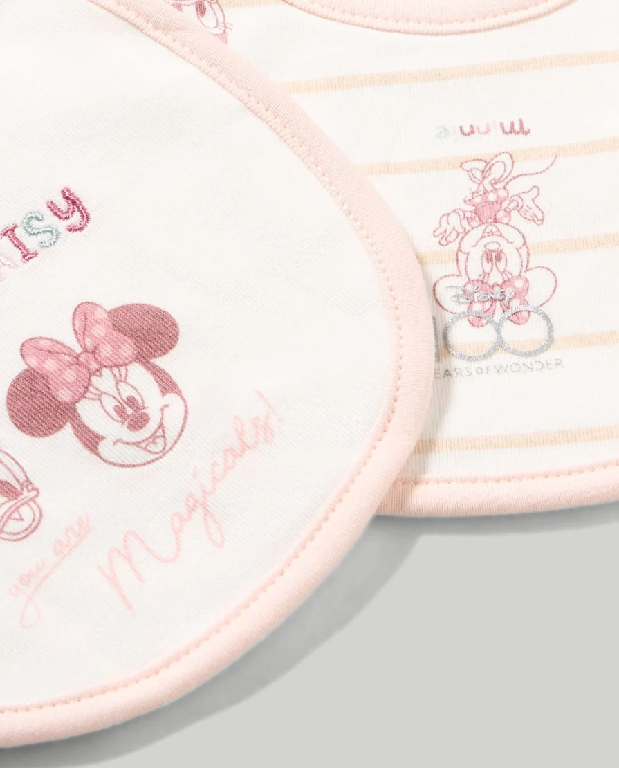 "Blukids 2-Pack Soft Pure Cotton Baby Bibs for Newborns & Infants"