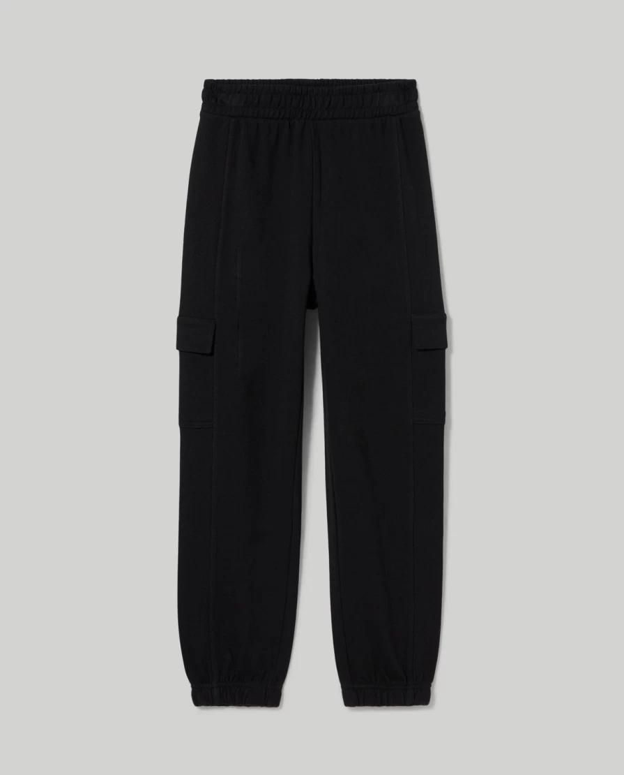 "Blukids Youth Girls' Cargo Sweatpants - Cotton Comfortable Casual Joggers"