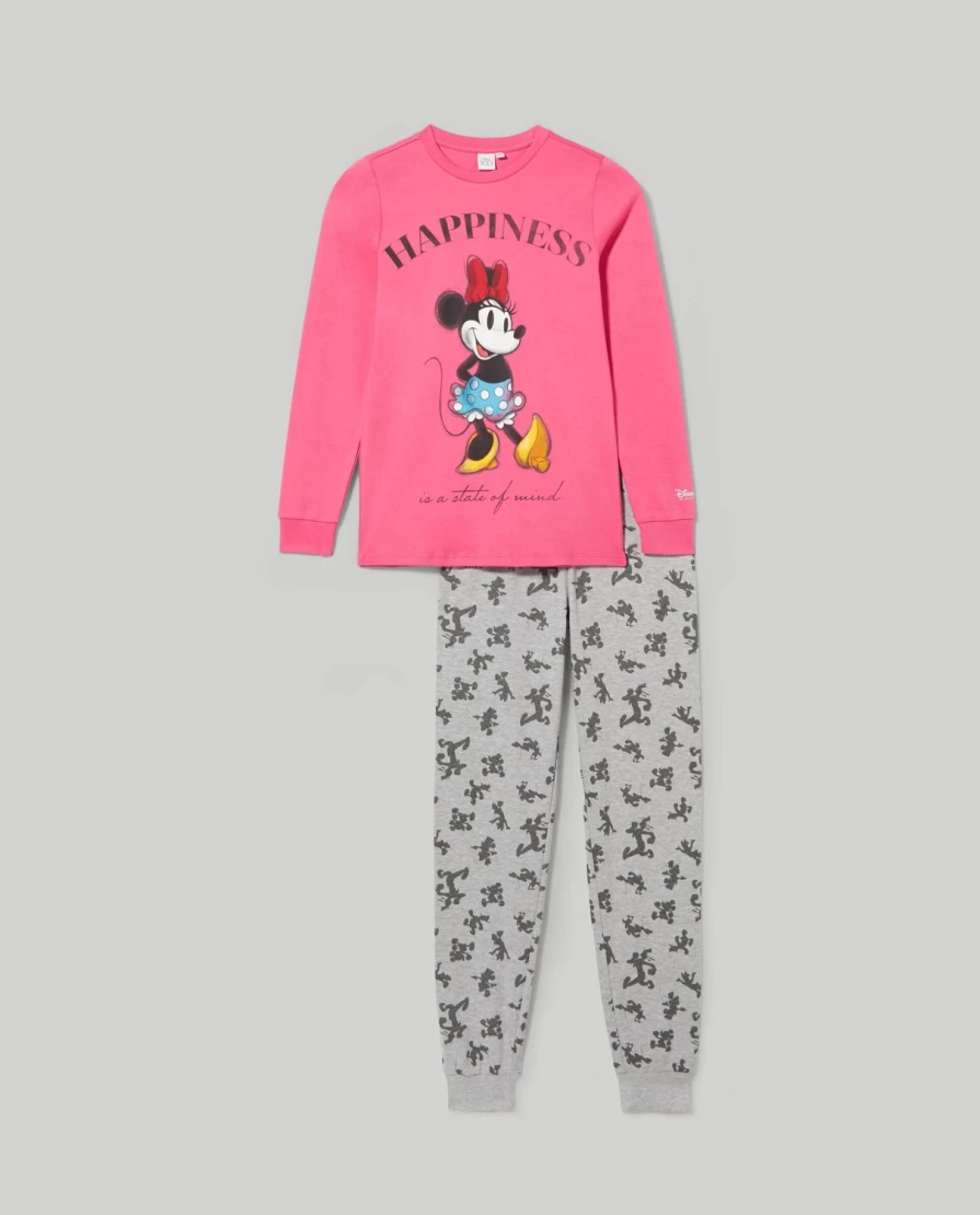Blukids Youth Girls' Long Sleeve Cotton Pajama Set - Soft & Comfortable Sleepwear